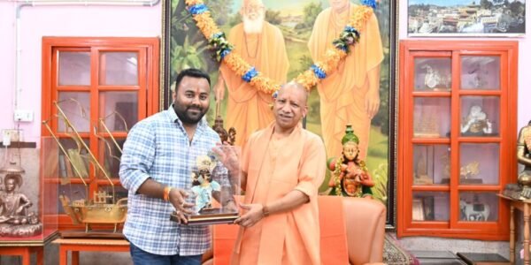 With honourable chief Minister - Yogi Adityanath Ji Maharaj